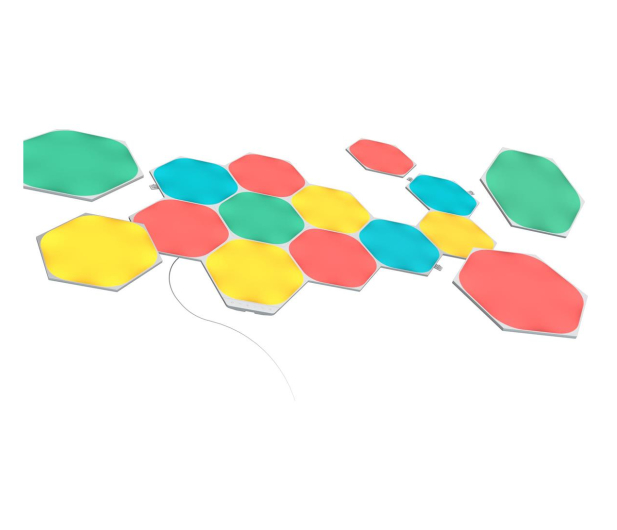 Nanoleaf Shapes Hexagons Starter Kit (15 paneli, kontroler) - 651646 - zdjęcie